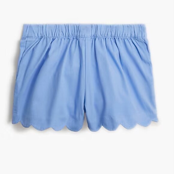 J Crew Girls' scallop-hem pull-on short - Picture 2 of 2